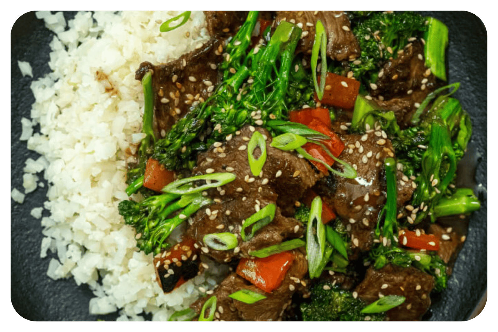 Carne de res con jengibre